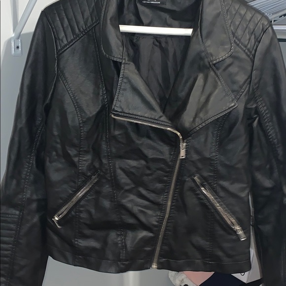 Leather jacket black - Picture 4 of 5